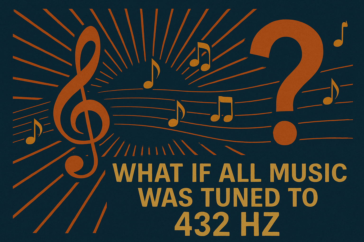 What If All Music Was Tuned to 432 Hz? A Thought Experiment